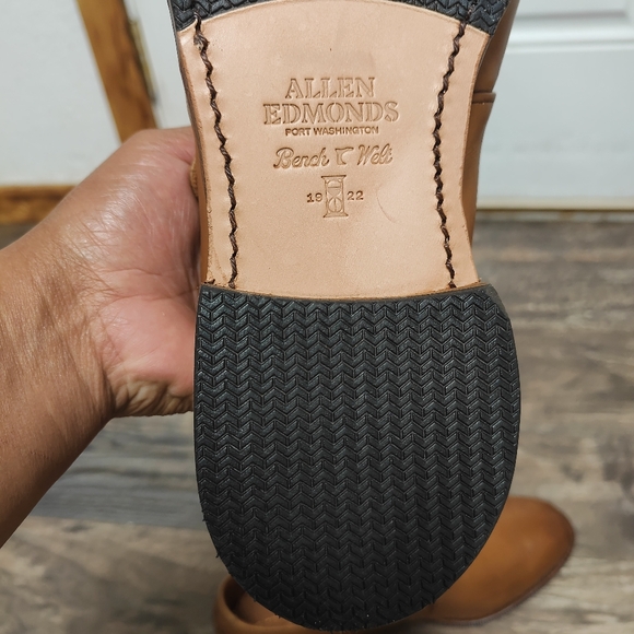 Allen Edmonds Walnut Plymouth Single Monk Strap Dress Shoes Sz 10.5 EEE 2782 main image 9